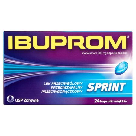 Ibuprom Sprint 200 mg, 24 kapsułki miękkie