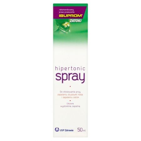 Ibuprom Zatoki Hipertonic, spray do nosa, 50 ml