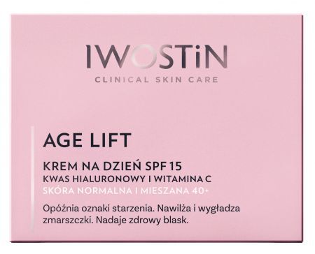 Iwostin Age Lift, krem na dzień SPF15, skóra normalna i mieszana, 50 ml