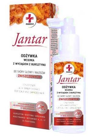 Jantar Medica, odżywka wcierka z wyciągiem z bursztynu, 100 ml