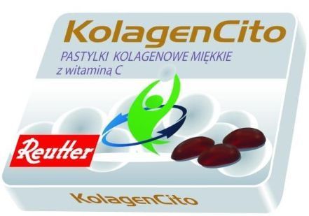 KolagenCito pastylki kolagenowe miękkie z witaminą C, 48g