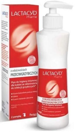 Lactacyd Pharma, płyn ginekologiczny do higieny intymnej, przeciwgrzybiczy, 250 ml