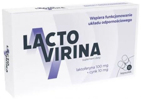 Lactovirina, na odporność, 15 kapsułek