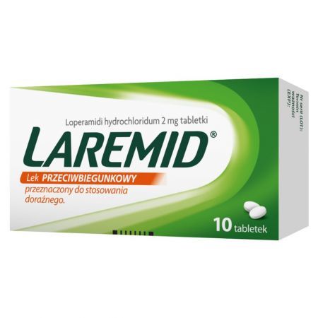 Laremid 2 mg, na biegunkę, 10 tabletek