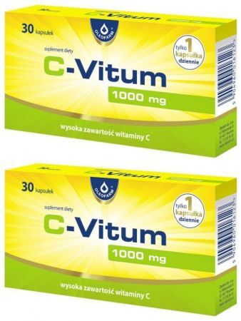 Oleofarm C-Vitum 1000 mg, 30 kapsułek + 30 kapsułek GRATIS