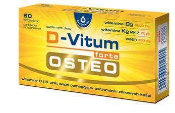 Oleofarm D-Vitum Forte Osteo, 60 tabletek do ssania lub połykania