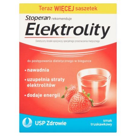 Stoperan Elektrolity, smak truskawkowy, 29,4 g