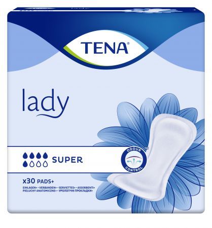 TENA Lady Super, specjalistyczne podpaski, 30 sztuk