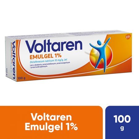 Voltaren Emulgel 1% 10 mg/g, żel, 100 g